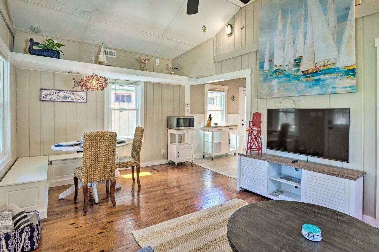 Chic Cottage With Private Yard Steps To Beach! Colonial Beach Extérieur photo